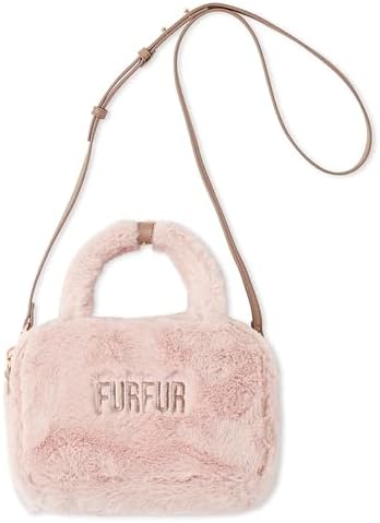 Amazon | [ファーファー] エコファースクエアボストンバッグ